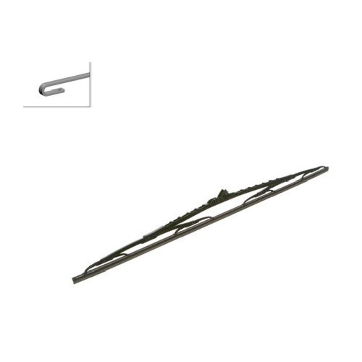 Чистачки Bosch Pioro 700 мм, традиционен тип, без спойлер