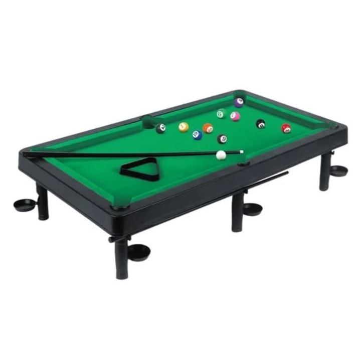 Masa de Biliard din Plastic, 63.8x35x15.5 cm, Joc de Masa pentru Copii