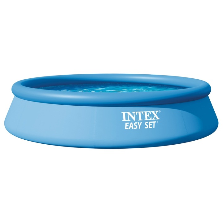 Надуваем басейн, изработен от PET и PVC материал, 7290 литра, кръгла форма, 396 x 84 см, син