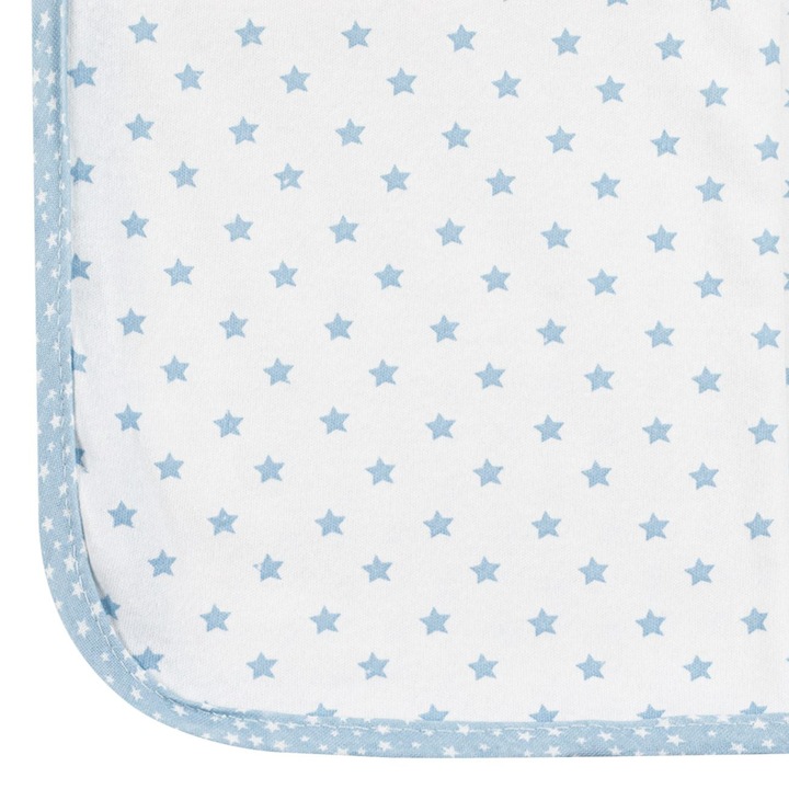 Pamut takaró rácsos ágyba Ecru Stars Ciel 90x80cm