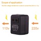 Convertor de putere Vivendo® 220V la 110V, 450W, 50Hz, Compact, Usor de Utilizat, Ideal pentru Dispozitive Electrice Importate, Calatorii sau Acasa