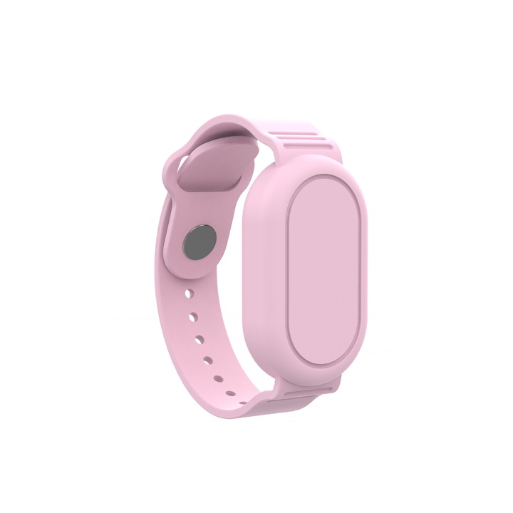 Bratara pentru Samsung Galaxy SmartTag2, silicon, rezistent la apa, reglabil, violet