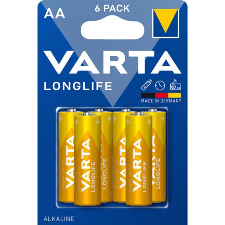 Baterie Varta Longlife 4106 Aa Lr6, Set 6 Bucati, ONSG