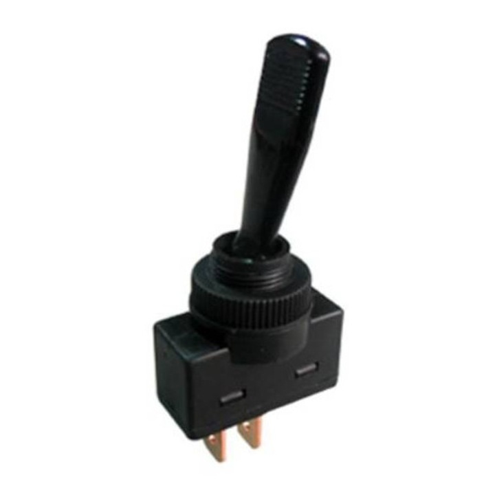 Comutator cu parghie, 3 pini, 2 pozitii, Negru, 12VDC, 20A, Ф12mm