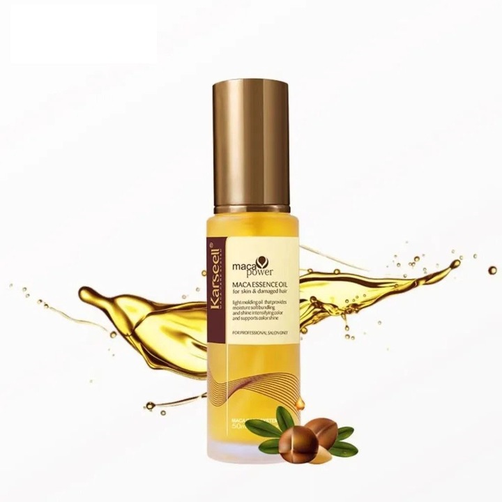 Karseell hajolaj marokkói argánnal, javító és E-vitaminban gazdag, száraz és sérült hajra, 50 ml