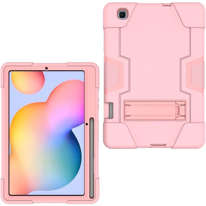 Sigloo Premium калъф за Apple iPad Mini 7/6 (2024/2021), 8.3", пълна защита, държач за моливи, вградена стойка, розов