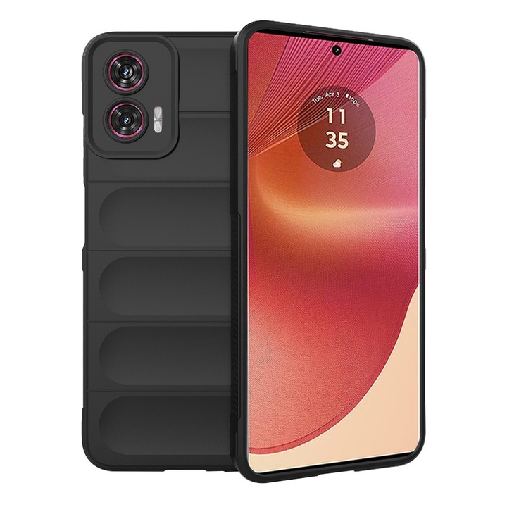 Husa Protectie pentru Motorola Edge 50 Fusion, R51, Termoplastic, Deep Dark