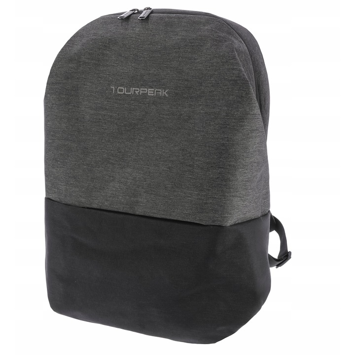 Раница TOURPEAK, сива, 19 л, 45x15x30 см, отделение за лаптоп 15.6"