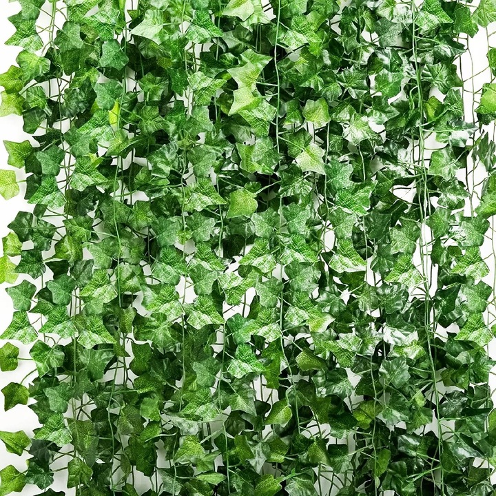 Set 24 x plante artificiale Jumi, bluszcz, flexibil, decorativ, verde