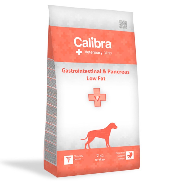 Hrana dietetica pentru Caini, Calibra VD Dog Gastrointestinal & Pancreas Low Fat 2 kg