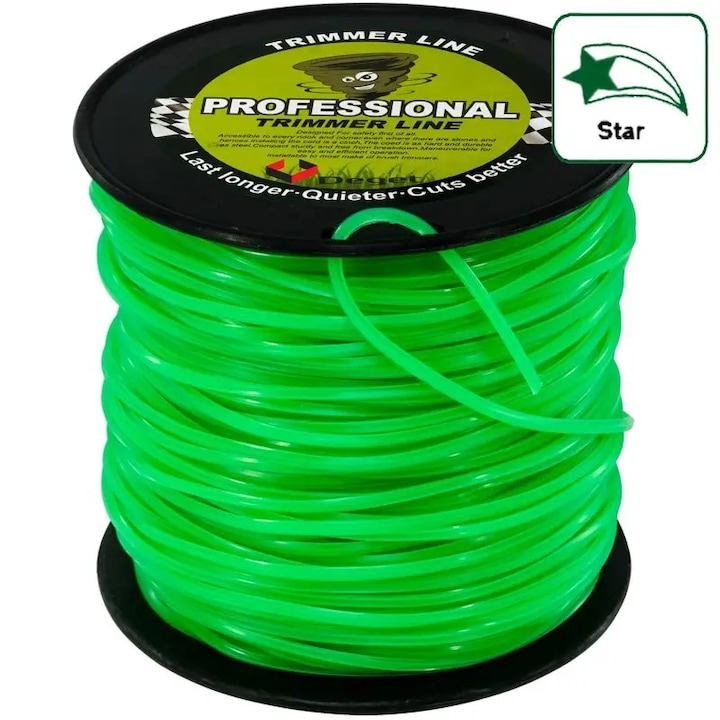 Fir in stea pentru motocoasa, Verke, 3mm, 100m, V90128