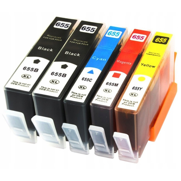 Set Cartuse Imprimante Compatibila cu HP, Deskjet Ink Advantage, 3525, 4615, 4625, 5520, 5525, 6520, 6525, CZ275A, JZ276A, CZ282C, CZ283C, CZ284C, 4 culori