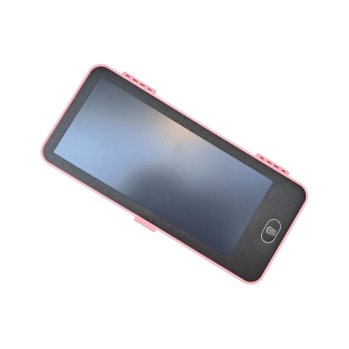 VICTINY® Digitális Rajz- és Írótábla Ceruzakészlet 21/10 cm Rózsaszín, Többszínű LCD Kijelző, Toll Tartalmazza, Törölhető Gomb