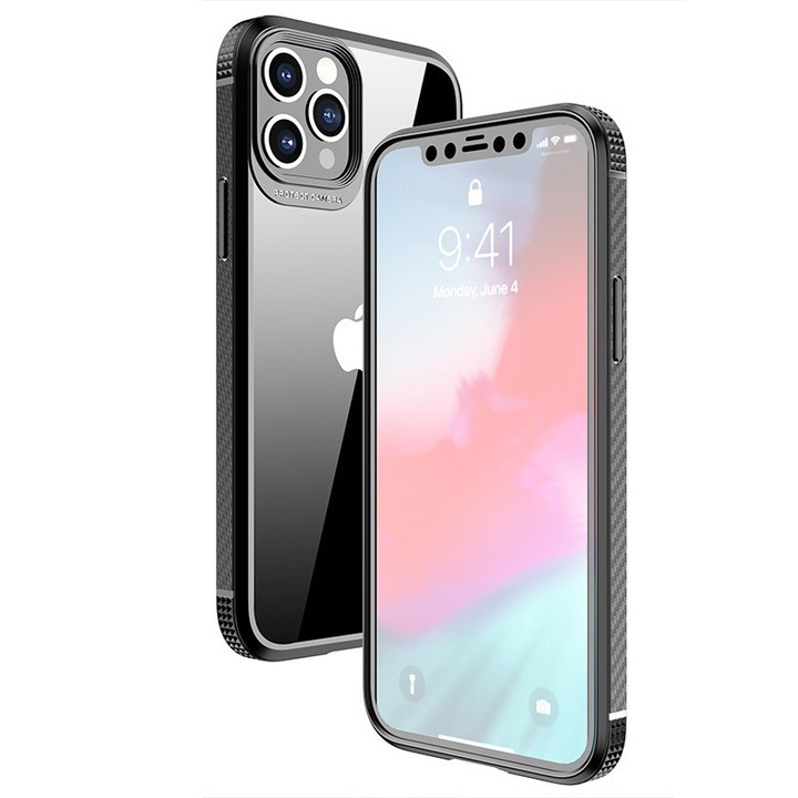 Tok Apple Iphone 14 Plus készülékhez, szilikon, Evolium, fekete
