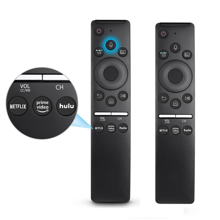 Set de 2 telecomenzi MWAOWM pentru Smart TV Samsung, control vocal, compatibilitate extinsa