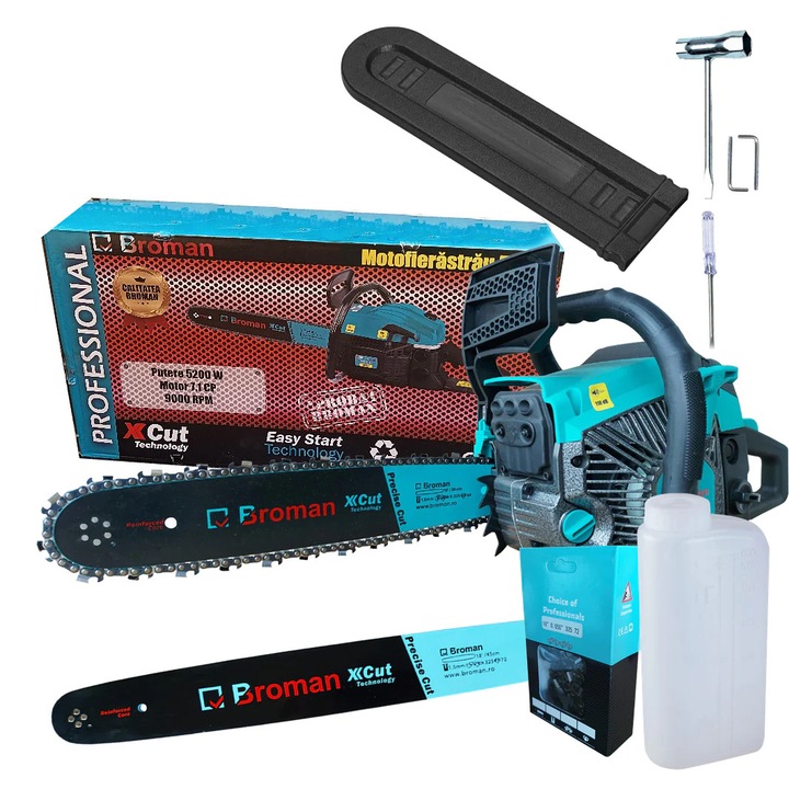 Моторен трион/Drudge 5200, Бензинов, 2.72 к.с.