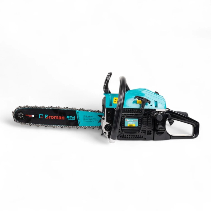 Motofierastrau Broman 5200+, 7.1 Cp, 5200 W, lama 16", Tehnologie Easy Start