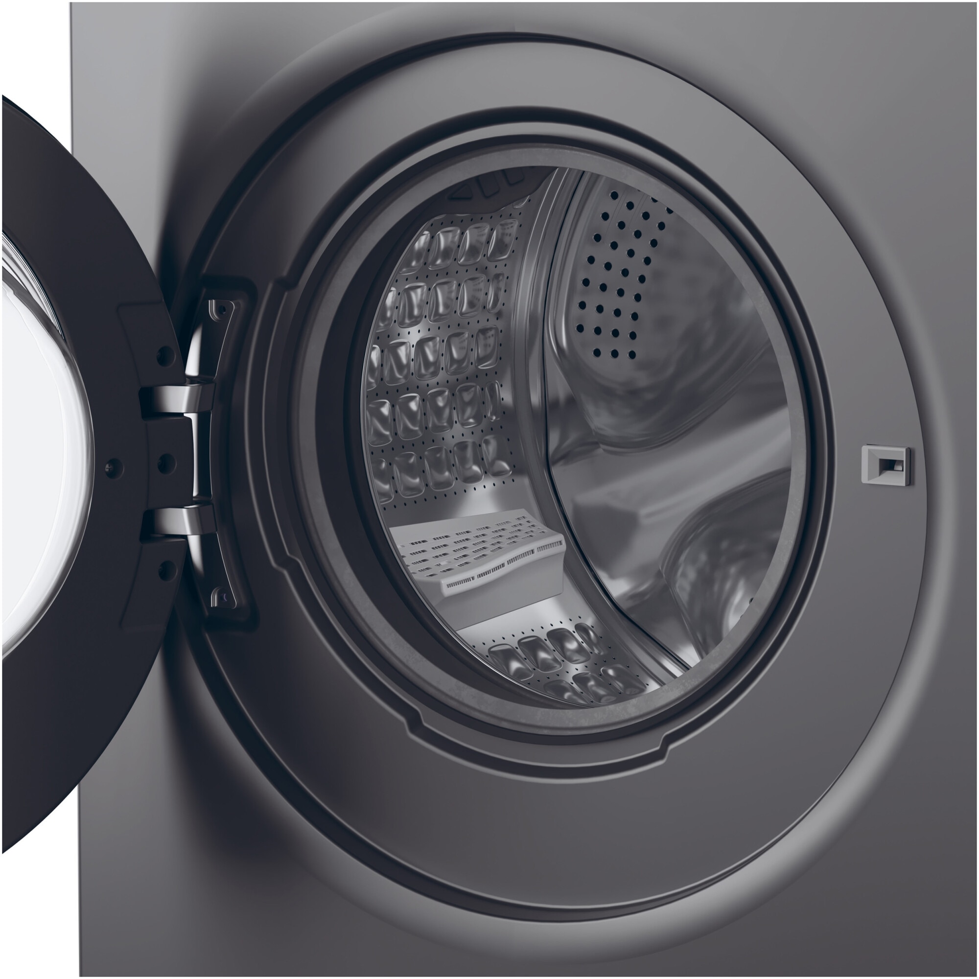 Masina de spalat rufe Candy ProWash 500 BR 410B8G-S, 10 kg, 1400 RPM, 16programe, Motor Inverter, Steam, Touch display, Soft Drum, Dual Spray, Wifi, Clasa A, Antracit