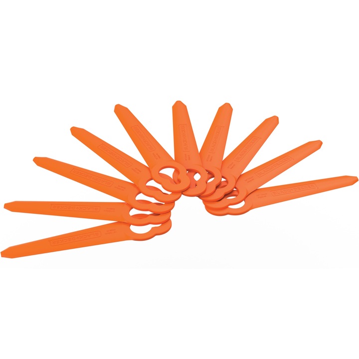 Set 20 lame de schimb pentru trimmere Black & Decker BZORB20, tehnologie STRIMMER cu lama de 25 cm, compatibilitate cu modelele BCSTR918D1 si BCSTR918B