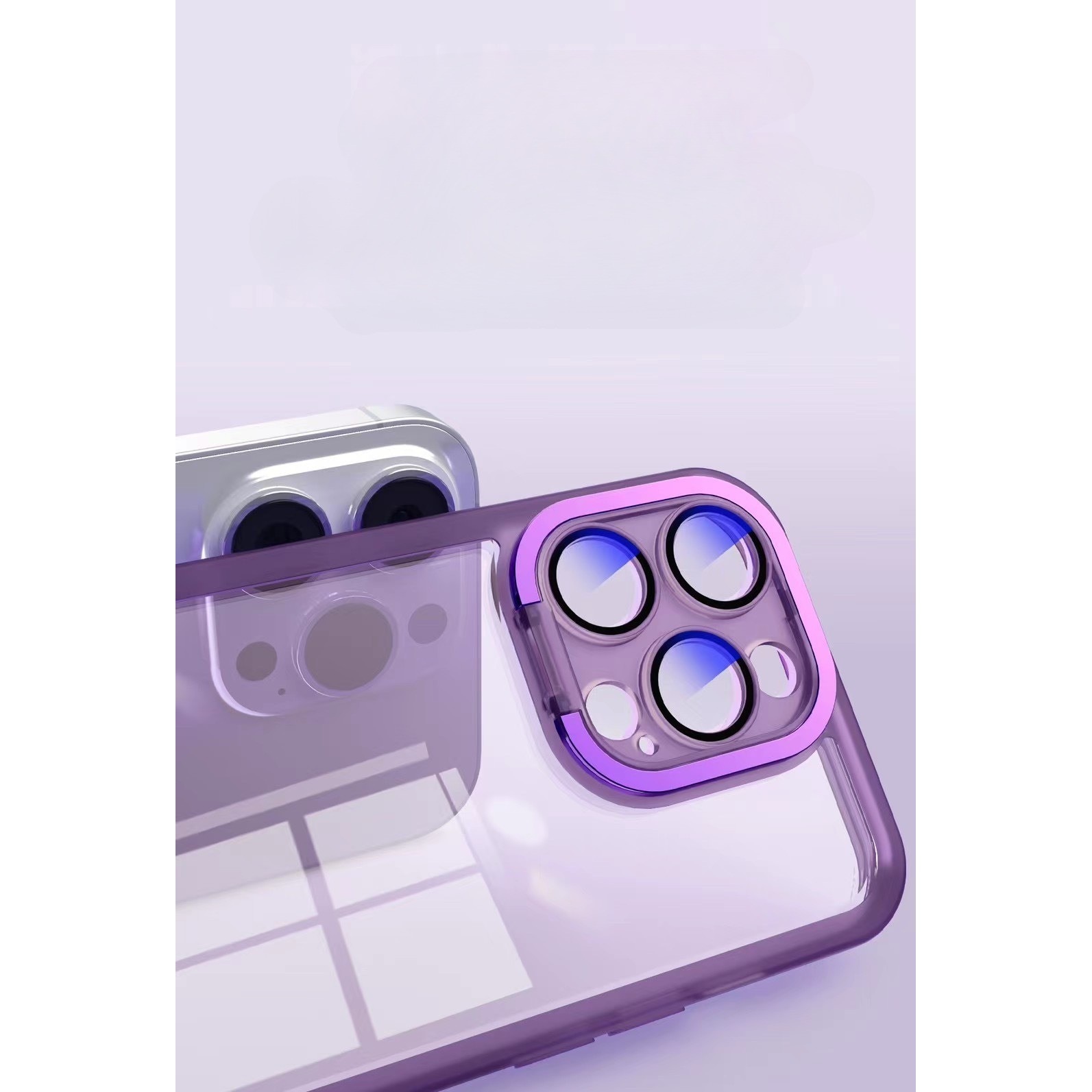 Husa protectie pentru Samsung A03 Electroplated cu suport pentru camera, 1.5 mm grosime, protectie c