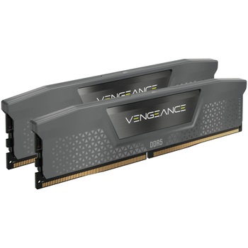 Memorie RAM Corsair VENGEANCE 32GB (2x16GB) DDR5, 6000MT/s, AMD EXPO & Intel XMP, Gri