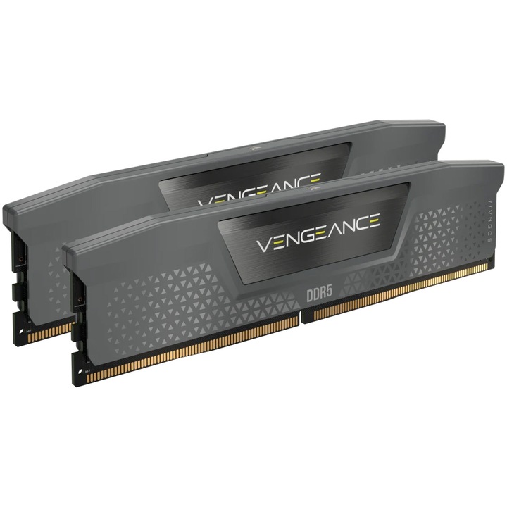 Memorie RAM Corsair VENGEANCE® 32GB (2x16GB) DDR5, 6000MT/s, AMD EXPO & Intel XMP, Gri