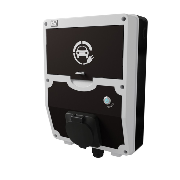 Statie de incarcare electrica WALLBOX 22 kW, tip 2, 32A, gri, 355x255x125mm