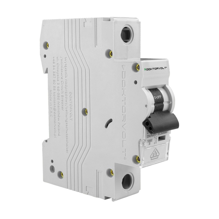 Siguranta electrica, 1P, 16A, 10kA, tip C, 230V, IP20, montare pe sina DIN, set de 1 buc.