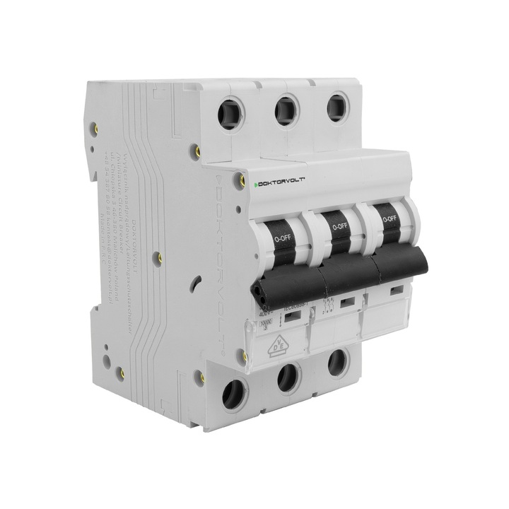 Siguranta electrica, 3P, 32A, 10kA, VDE, tip C, 400V, pentru instalatii industriale si constructii