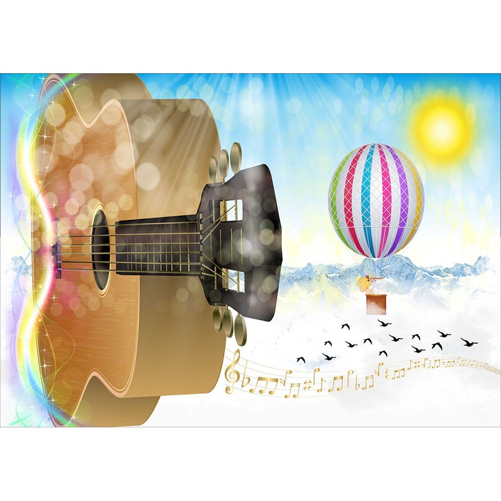 Fototapet Copii, Sunetul Muntilor, autoadeziv, multicolor, 80x120 cm