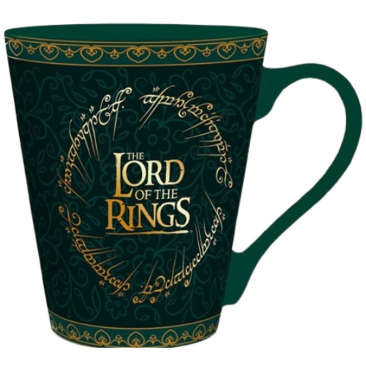 Cana ceramica, Abystyle, 250 ml Lord of the Rings - Elven, multicolor