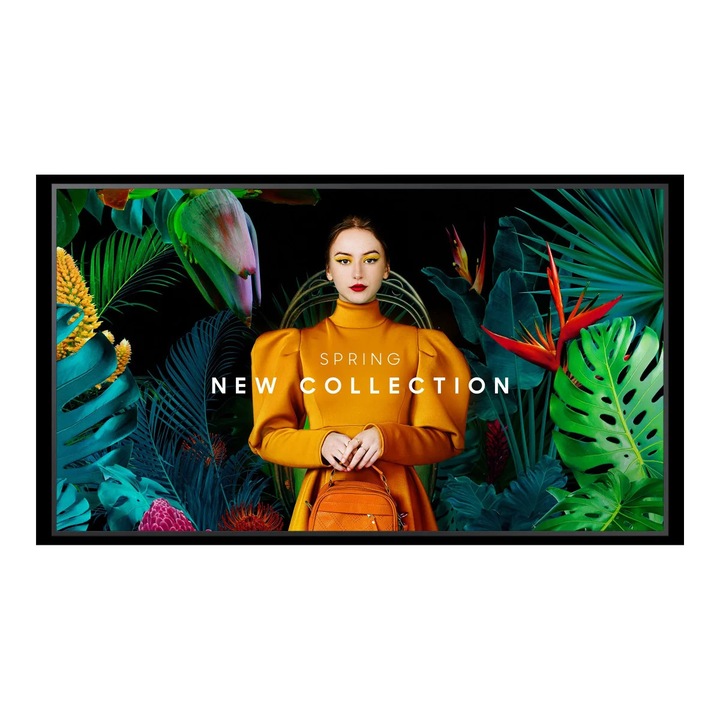 LCD monitor, Samsung QB75C 75 hüvelykes UHD 16/7 350nit, 3840 x 2160