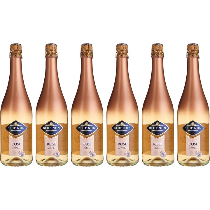 Vin Spumant Blue Nun Gold Rose 24 K Edition 11%, 6 x 0.75L