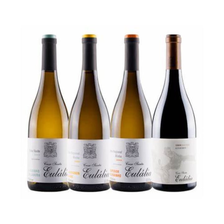 Set Vin Alb Sec Casa Santa Eulália Alvarinho Trajadura Vinho Verde 12.5%, 6 x 0.75L