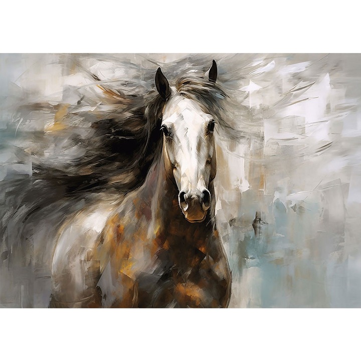 Fototapet 3D, autoadeziv, Cal Intunecat, multicolor, 120x200 cm 3D130