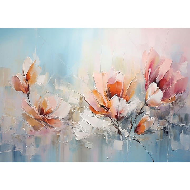 Fototapet 3D, autoadeziv, Pictura Flori, multicolor, 120x200 cm 3D161