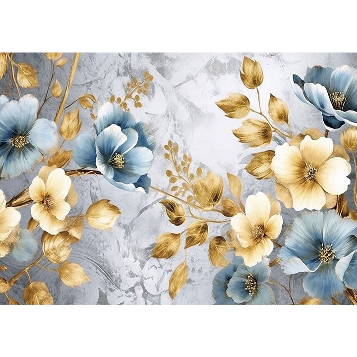 Fototapet 3D, autoadeziv, Pictura Flori, multicolor, 120x200 cm 3D182