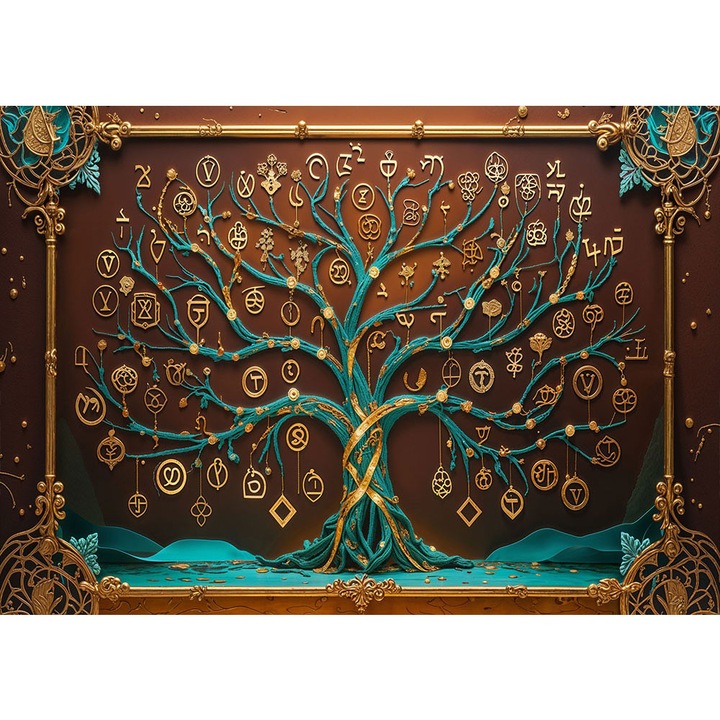 Fototapet 3D, autoadeziv, Copacul, multicolor, 120x200 cm 3D211