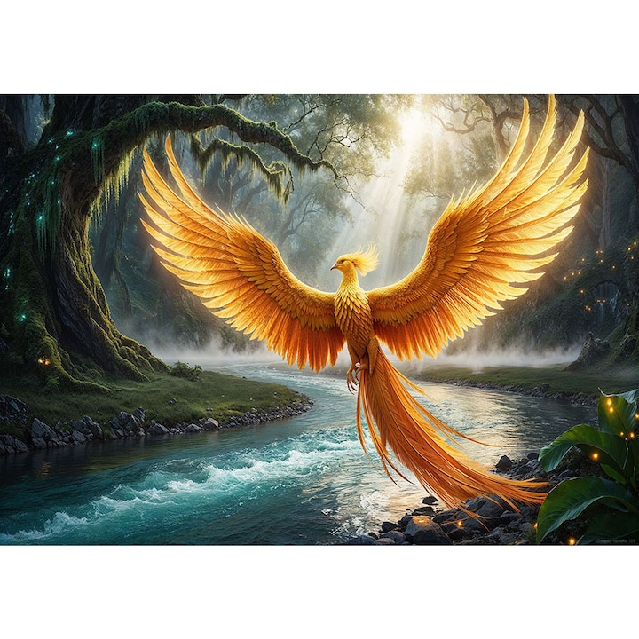 Fototapet 3D, autoadeziv, Phoenix, multicolor, 200x300 cm 3D249