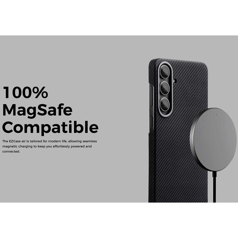 Husa pentru Samsung Galaxy S23 Plus - Edizard Air MagSafe Case - Black