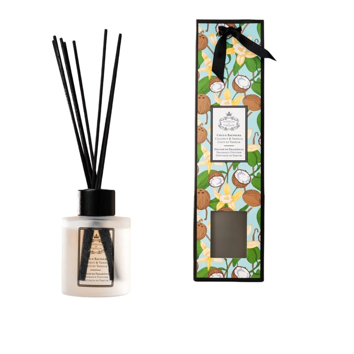 Essencias de Portugal Difuzor de aroma cu nuca de cocos, vanilie 120 ml