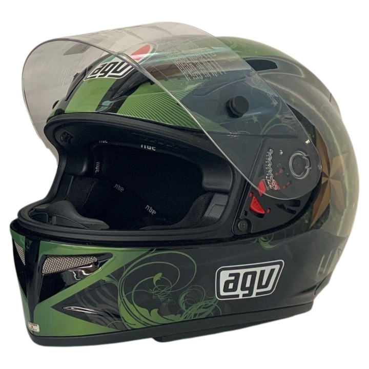Casca moto full face AGV T-2 E2205 MULTI SERGEANT BLACK made by AGV Italia, omologare E2205, Marimea XL