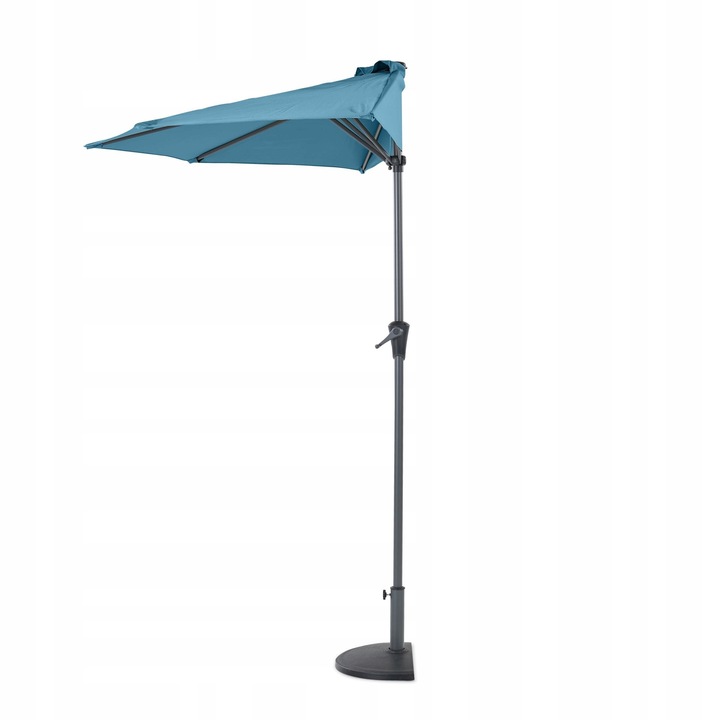 Umbrela de balcon Luka, Poliester, 250x125 cm, Turcoaz