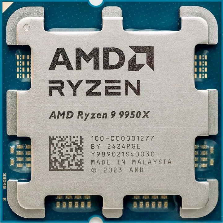 Процесор AMD Ryzen 9 9950X (4.3GHz) TRAY, 4.30 GHz, Socket AM5