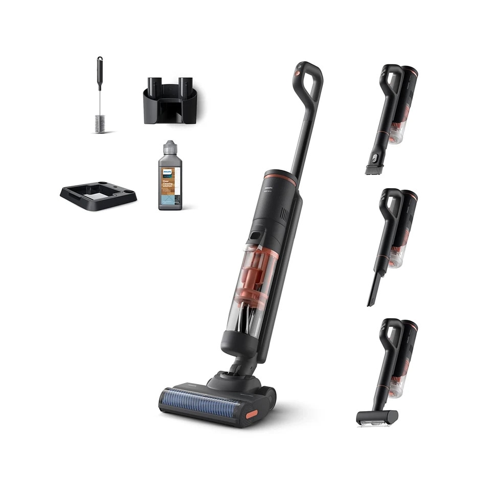 Aspirator Philips 6000 series XW6264/11 stick vacuum/electric broom Battery Dry&wet Cyclonic Bagless Grey