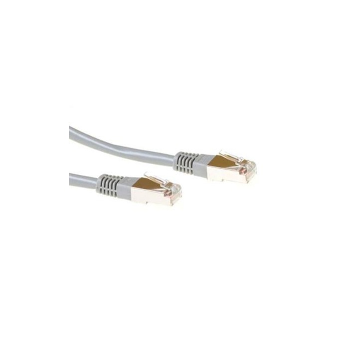 Мрежов пач кабел ACT F/UTP, CAT5E, RJ-45 - RJ-45, 2.0 m, Сив