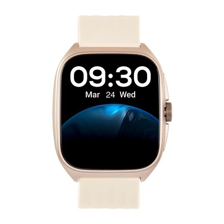 Smart часовник ttec, Tempus Pro, 47mm, Rectangular Case, White Marble