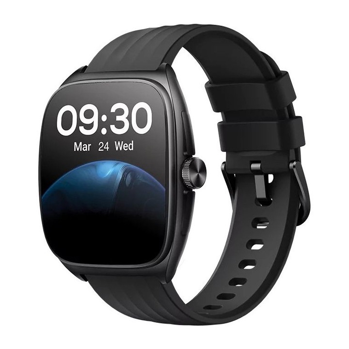 Smart часовник ttec, Tempus Pro, 47mm, Rectangular Case, Черен