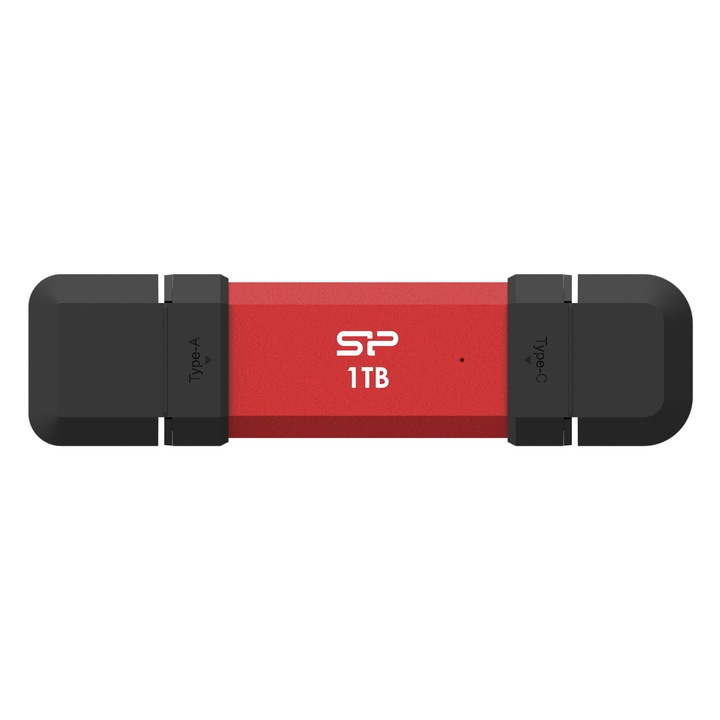 Външен SSD Silicon Power DS72 Red - 1TB DS72-1TB-RED