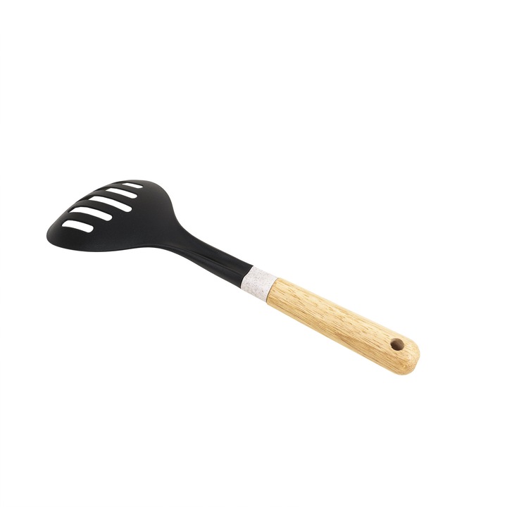 Решетъчна лъжица Z-TOOLS, ZTS9250, CY-12-1, Дължина 35 см, Пластмаса, Черен/Кафяв